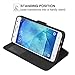 Galaxy J5 Case, SAVFY Thin Flip / Folio PU Leather Window View Case Cover for Samsung Galaxy J5 2016 - Black [Not Fit for J5 2015]