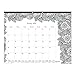 Blueline DoodlePlan Desk Pad Calendar w/Coloring Pages, 22 x 17, 2018 (C2917311)