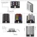 BlueFire 12 Way 30A 32V Blade Fuse Box Board with 24PCS Fuse + LED Warning Light for Car/Marine Boats/Automotive/Trike