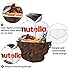 NEWCOSPLAY Printed Hoodie Unisex 3D Printed Patterns Casual Hoodies Sweatshirts Pullover (S/M, Nutella)