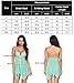 Avidlove Women's Sexy Lace Lingerie Babydoll V Neck Nightwear Sleepwear Strap Chemises Wine Red XX-Large