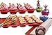 Riki's Kingdom Silicone Cupcakes/Muffin pan Bakeware Set, 16-Piece, Baking Mat/12-Cup Pan/24-Cup Pan/12 Single Cups/Whisk, Non-Toxic, Resists Stain/Odor, Dishwasher/Oven/Freezer/Microwave Safe