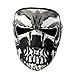 Graphic Style Skull Black Neoprene Adjustable 2 in 1 Reversible Full Face Mask Motorcycle Snowboard Ski