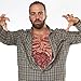 California Costumes Men's Zombie Chest, Flesh/red, One Size