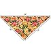 Dog Bandana with Hawaii Style - 2 Pack Triangle Dog Head Scarf Holiday Bandana Accessories for Small to Large Pet
