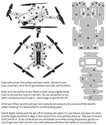 Solid State Black Decal for Drone DJI Mavic Pro Kit