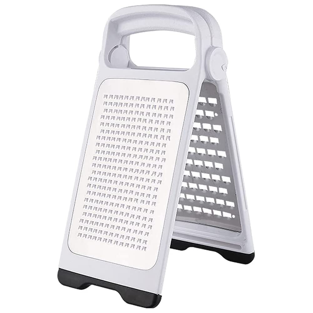 Wiedfedy Foldable Cheese Graters, Detachable Handheld 2 Sided Ginger Shredder, Good Grip Cutting Board Tool, Kitchen Mini Planer