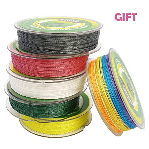 LSHEL Geflochtene Angelschnur 8fach 1000m PE Super Starke Geflochtene Schnüre – Bild 7