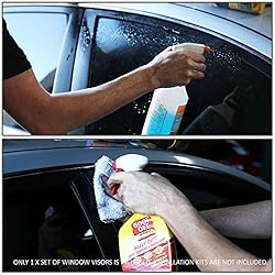 4pcs Tape-On Window Visor Deflector Rain Guard