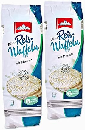 36 Healthy Rice Waffles with Sea salt