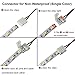 FSJEE 2Pin 8MM LED Connector Kit Includes 32.8ft 22AWG Extension Cable,8mm DC Adapter Connection Cable,Gapless Connectors for 3528/2835 LED Strip