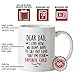LiliWair Gifts For Dad From Daughter Son for Christmas, Dad Gifts, Father Coffee Mug for Husband from Wife Happy Funny First Birthday Mugs For Father, Daddy Stepdad Stepfather Step Dad's Presents Cup