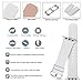Fullmosa Leather Bands Compatible with Apple Watch Band 49mm 46mm 45mm 44mm 42mm for Men Women, Top Grain Genuine Leather Strap for iWatch Ultra 2/Ultra/10/9/8/7/6/5/4/3/2/1/SE2/SE, White/Silver