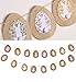 jollylife 4.5m Easter Eggs Bunny Banners Garland Flags Burlap Bunting for Party Decorations Ornaments