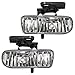 Avec Brand 99-02 Silverado 1500 2500 OES clear fog lamp lights replacement pair set 1999 2000 2001 2001