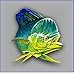 Mahi Mahi Dolphin Fish Sticker Car Motorcycle Bicycle Skateboard Laptop Luggage Vinyl Sticker Graffiti Laptop Luggage Decals Bumper Stickers