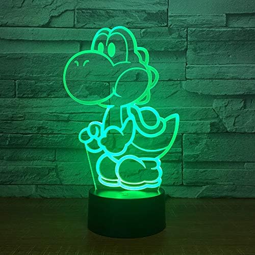 CJRSAM Touch Night Light 3D LED USB Lamp Cartoon Game Figure Super Mario Acrylic Novelty Christmas Lighting Gift RGB Touch Toys