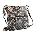 Hipster Vintage Rose Crossbody Bag Purse