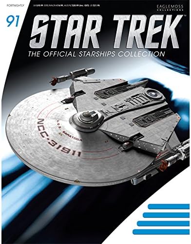 Eaglemoss Star Trek Starships Collection Nº 91 USS Saratoga NCC-31911, Metallic, Grey - Image 3