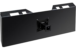 OLIPIC Bobcat 3/8" Skid Mount Plate with 2" Trailer Hitch Receiver, Universal Loader Quick Attach Plate