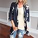 Ladies Shawl Mose Women Lace Montage Floral Print Beach Chiffon Loose Shawl (Size:XL, Blau)