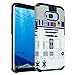 Galaxy S8 Case, IMAGITOUCH 2-Piece Style Slim Fit Armor Case with Dual Layer Protective Cover Air Cushion Design Star Wars R2D2 Robot for Samsung Galaxy S8 Star Wars R2D2 Robot Starwars Hybrid