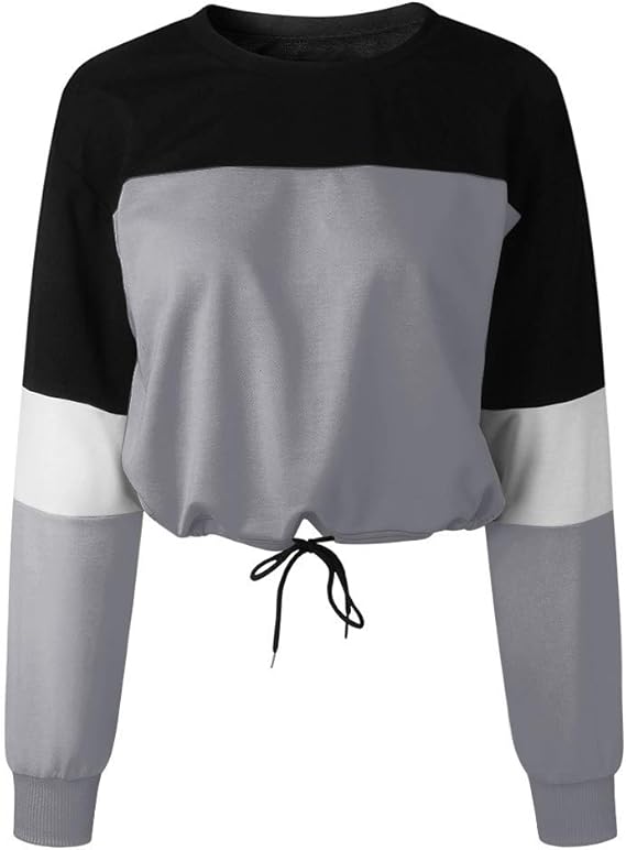 Amazon パーカー レディース 春 夏 秋 冬 ショート 丈 シンプル 長袖 トレーナー ぴったり おしゃれ Tシャツ トップス 人気 カジュアル セクシー アウター ゆったり 可愛い へそ出し衣装 普段着 部屋着 トレーナー パーカー 通販