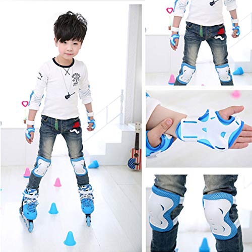image for Feeke Knee Pads for Kids Knee and Elbow Pads Kids Protective Gear Adju