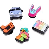 Crocs Jibbitz 5-Pack Summer Shoe Charms | Jibbitz, Funky Road Trip, One Size