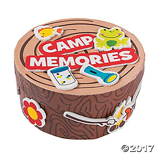 Set of 12 Camp Adventure Memory Craft Box Project Kits ~ Great Memory Keeper!