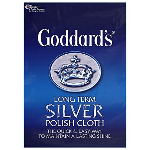 Goddard's, Long Term Silver Polish Cloth, Pack of 12