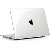 RUBAN Hard Shell Protective Case Compatible with MacBook 12 Inch A1534, Slim Snap On Cover (Crystal Clear)
