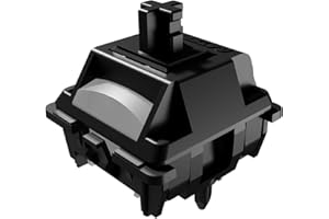 MCIEPNY Gateron Ghost Keyboard Switch for Mechanical Gaming Keyboard,5-Pin 48gf Full POM Materials Pre-Lubed Linear Switches(108pcs)