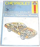 Haynes Chevrolet Vega Owners Workshop Manual, 1970-1977, Haynes, J. H. and Strasman, P. G., 0856966304