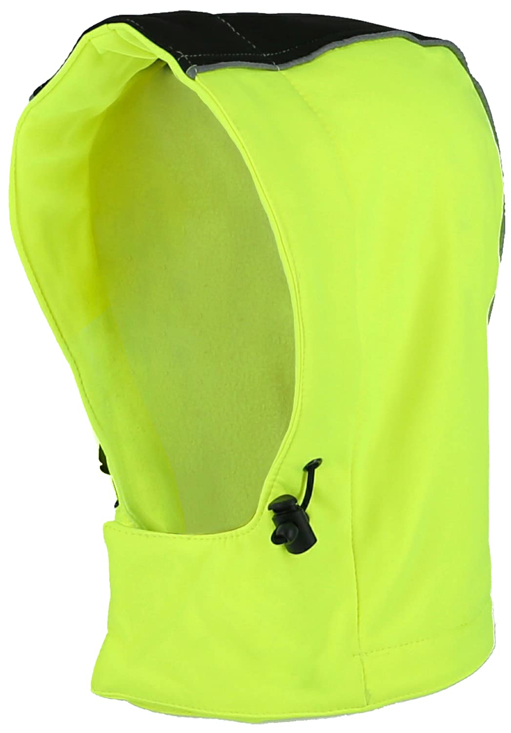 NITRAS Motion Tex Viz 7171K Hood - for Warning Softshell Jacket 7171 - Neon Yellow - One Size Fits All