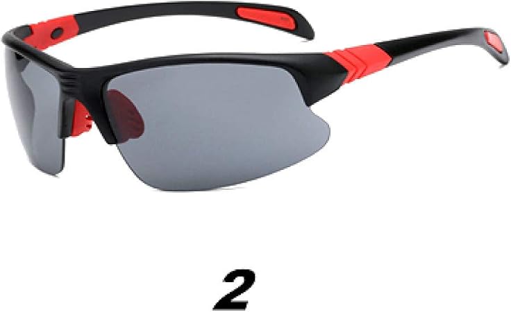 Lunettes De Sport Polarisées - Protection UV400 Pour Vélo, Running, Pêche - Rouge