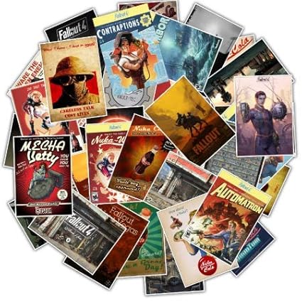 YLGG Mezclado Fallout Overwatch Dota Juego Pegatinas para Equipaje ...