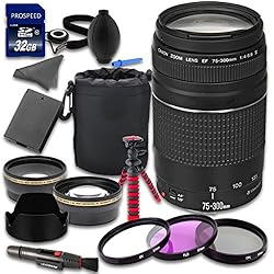 Accessory Kit with Canon EF 75-300mm f/4-5.6 III