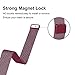 SWEES Milanese Band Compatible Samsung Galaxy Watch 42mm, 20mm Magnetic Stainless Steel Metal Replacement Band for Galaxy Watch 42mm, Gear Sport, Gear S2 Classic Smartwatch Girls Women Men, Wine