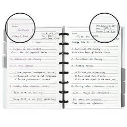 Yoment Discbound Notebook Customizable Spiral