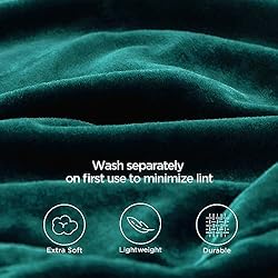 Bedsure Fleece Blankets King Size Emerald Green