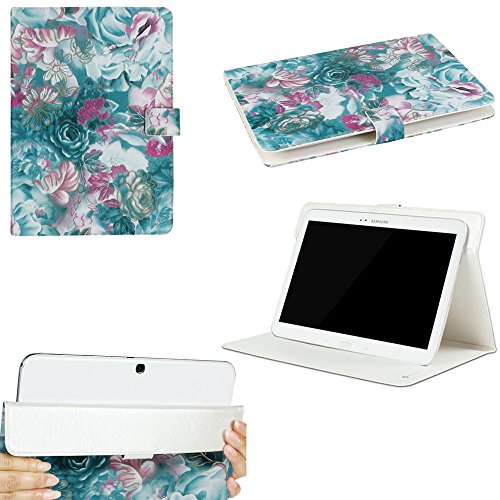 JAVOedge VIntage Flower Pattern Universal Book Case for 9-10