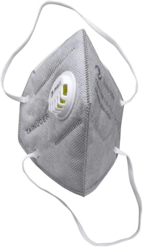 piRAtus8ileV KN95 Masks Adult out Smoke and Dust Preventions Saliva Breathable Breathing Valves Mask Reusable Washable Thick Breathable Mask Men and Women Breathable Models Grey