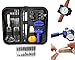 294 Pieces Professional Watch Repair Tool Kit with Case by Belle Vous - Watchmaker tools - Link Remover, Watch Pins, Changing Watch Battery, Back Case Opener, Watch Band Link Pin, Spring Bar Tool Set