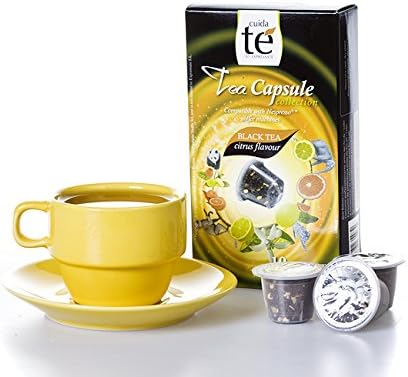20 Nespresso Compatible Pods - Origen Tea, Black Citrus Tea, 2 Boxes - 10 Pods per box