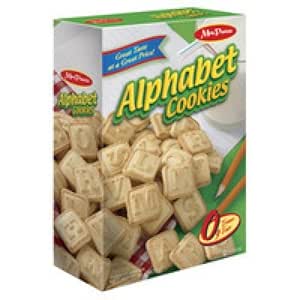 Amazon.com: Mrs. Pure's Alphabet Cookies 11 Oz Box : Grocery & Gourmet Food