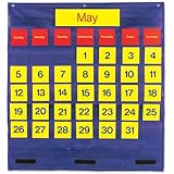 Learning Resources Bilingual Monthly Calendar Pocket Chart