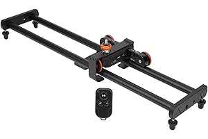 Camera Motorized Electric Slider for Smart Phone Camera Alloy Material Black