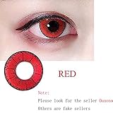 Oanono Multi-Color Cute Contact Lenses Color Blends Cosplay Eyes Cosmetic Makeup Eye Shadow With a Case (A Pair)
