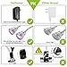 Dual Head Led Grow Light, Pathonor LED Plant Grow Lamps with Spring Clamp with Double on/off Switch and Gooseneck Arm Flexible Neck 360 Degree for Hydroponic Garden Greenhouse